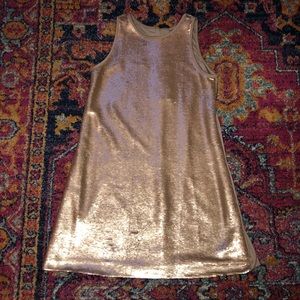 Pippa & Julie gold sequined dress 12 EUC